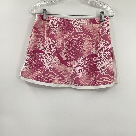 Ladies Nike Fit Dry Athletic Skort Medium (8-10) Pink/white - Picture 2 of 8